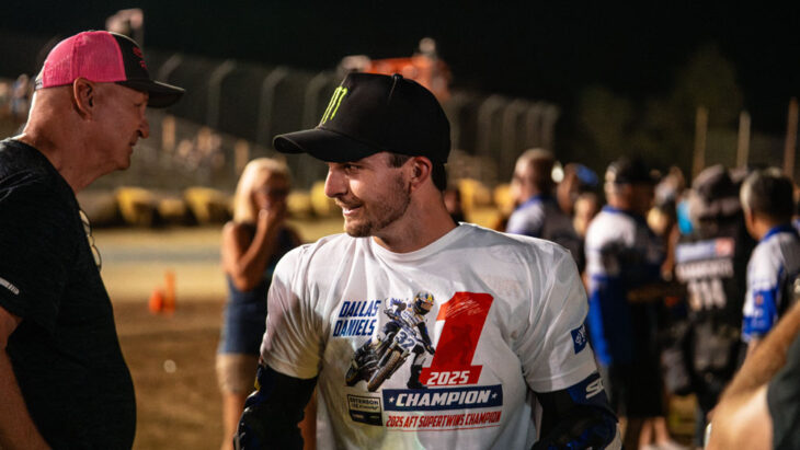 2025 American Flat Track SuperTwins Champion Dallas Daniels