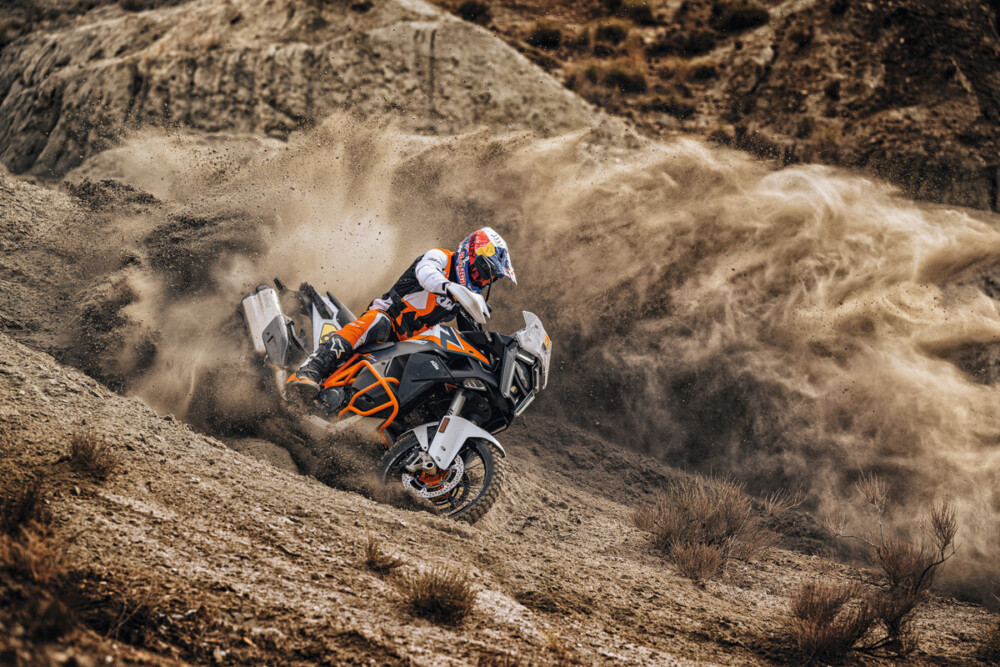 2026 KTM 1390 Super Adventure R action