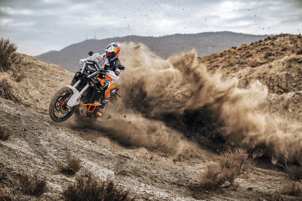 2026 KTM 1390 Super Adventure R action