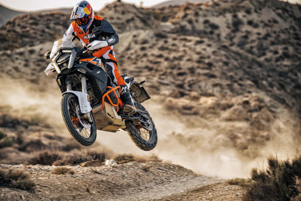 2026 KTM 1390 Super Adventure R action