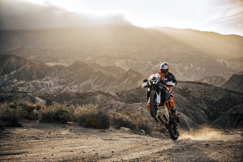 2026 KTM 1390 Super Adventure R action