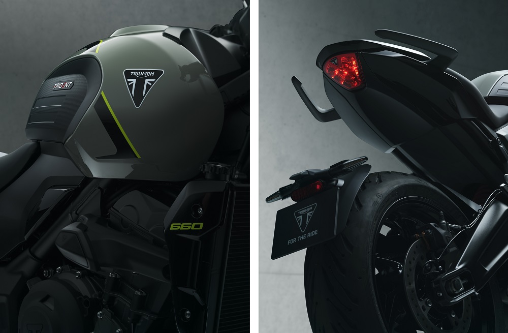 2026 Triumph Trident 660 tank and tail