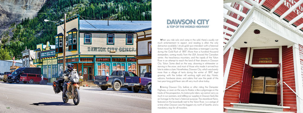 “Adventure Riding in Canada & Alaska” inside pages
