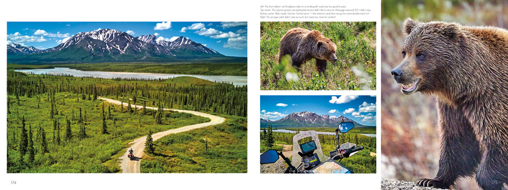 “Adventure Riding in Canada & Alaska” inside