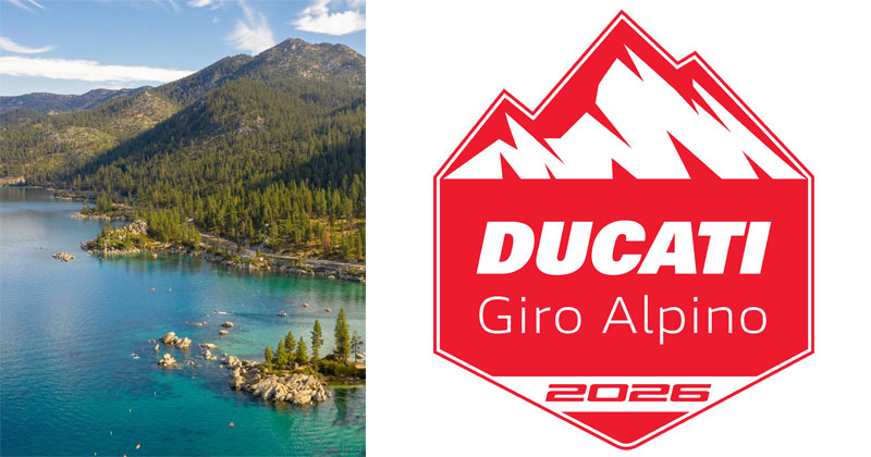 Ducati Giro Alpino 2026 in Lake Tahoe