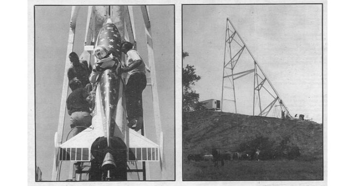 Evel Knievel Prepares for Snake River Stunt