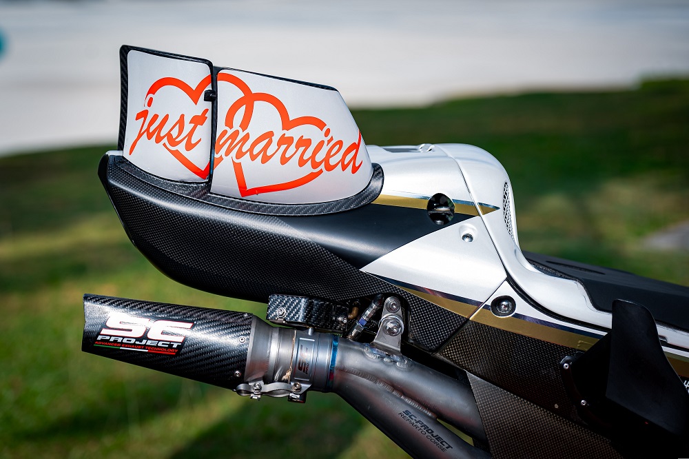 Marco Bezzecchi and Aprilia Racing stage wedding to celebrate renewed contract