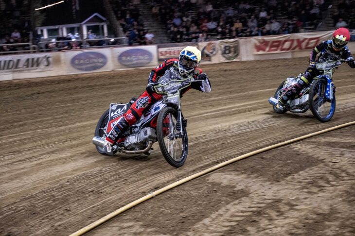 Przemek Pawlicki Speedway World Invitational in California. Photo Richard T. Haight